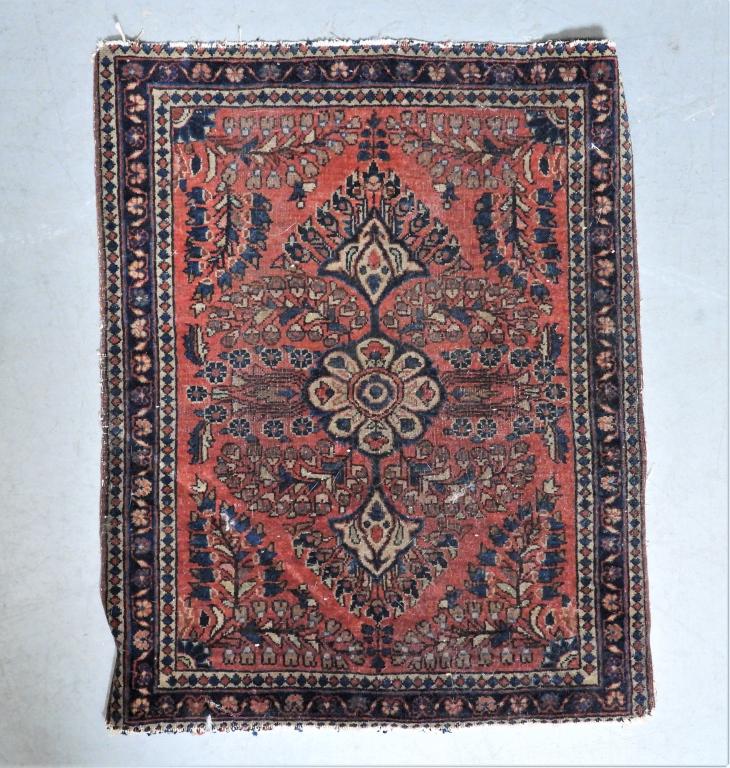Middle Eastern Sarouk Botanical Rug (1 of 7)