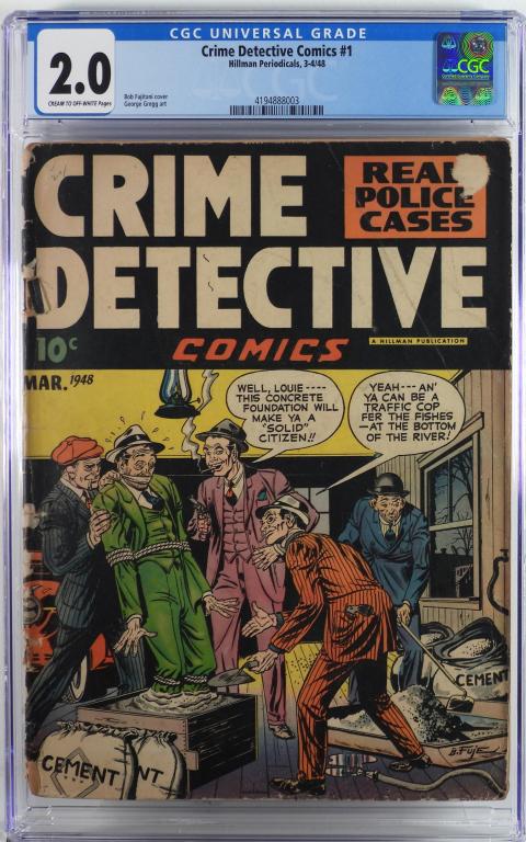Hillman Crime Detective Comics #1 CGC 2.0 (1 of 2)