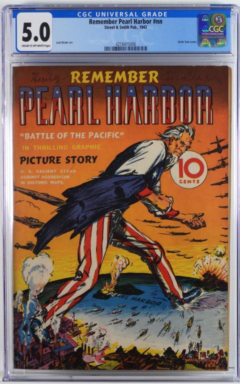 Street & Smith Pub. Remember Pearl Harbor CGC 5.0 (1 of 2)