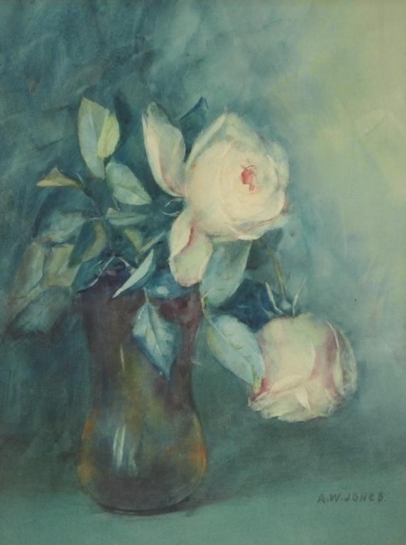 Alfred W. Jones Botanical Still Life WC Painting (1 of 6)
