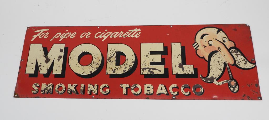 NAP  LAJOIE CHEWS RED DEVIL 　ヴィンテージ看板 NAP LAJOIE CHEWS RED DEVIL EMBOSSED SIGN QUEEN CITY TOBACCO