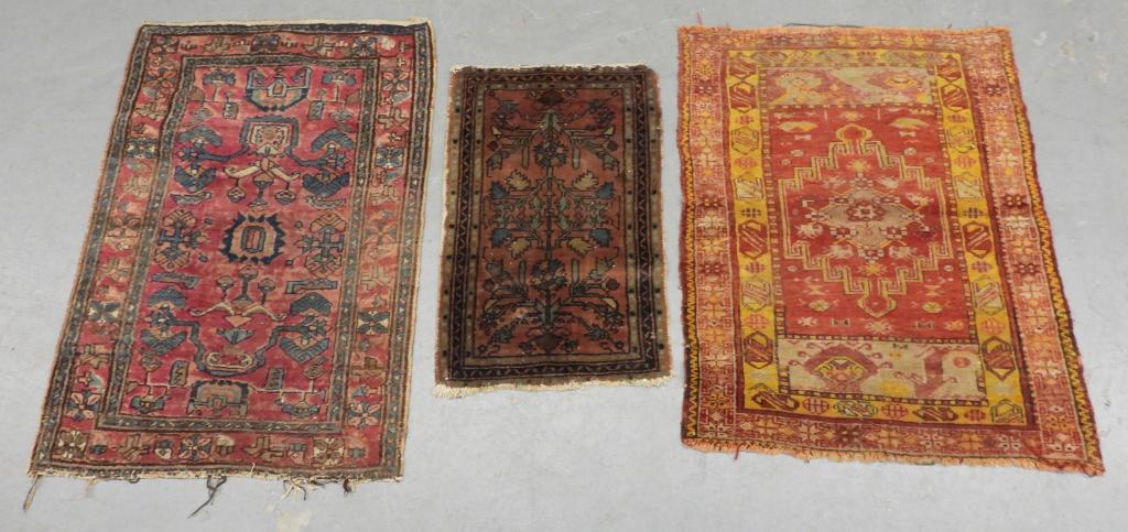 3PC Middle Eastern Botanical Rugs (1 of 14)