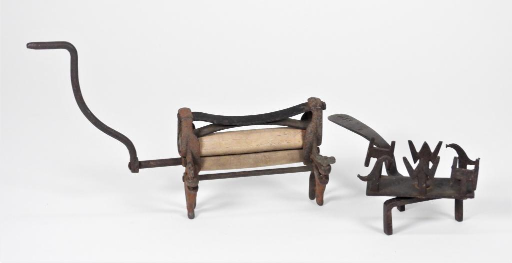 1833 American Iron Toy Toaster & 1900 Wash Wringer (1 of 8)