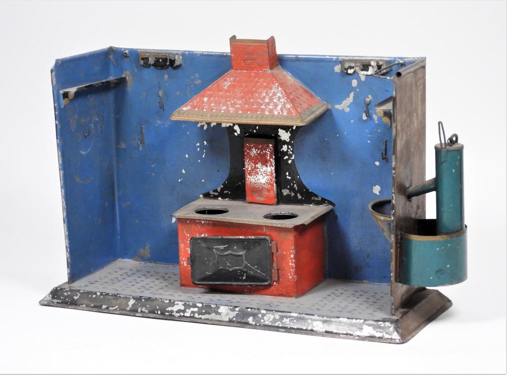 Early American Fallows Painted Tin Toy Kitchen (1 of 10)