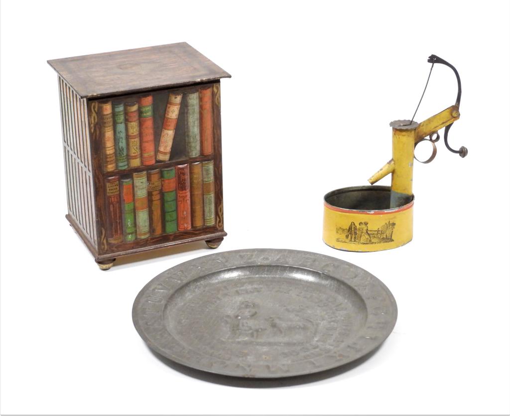 3PC Early Primitive Tin Toy Group RISD Museum (1 of 10)