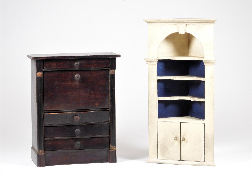 2PC Early Doll Toy Furniture Group RISD Museum (1 of 11)