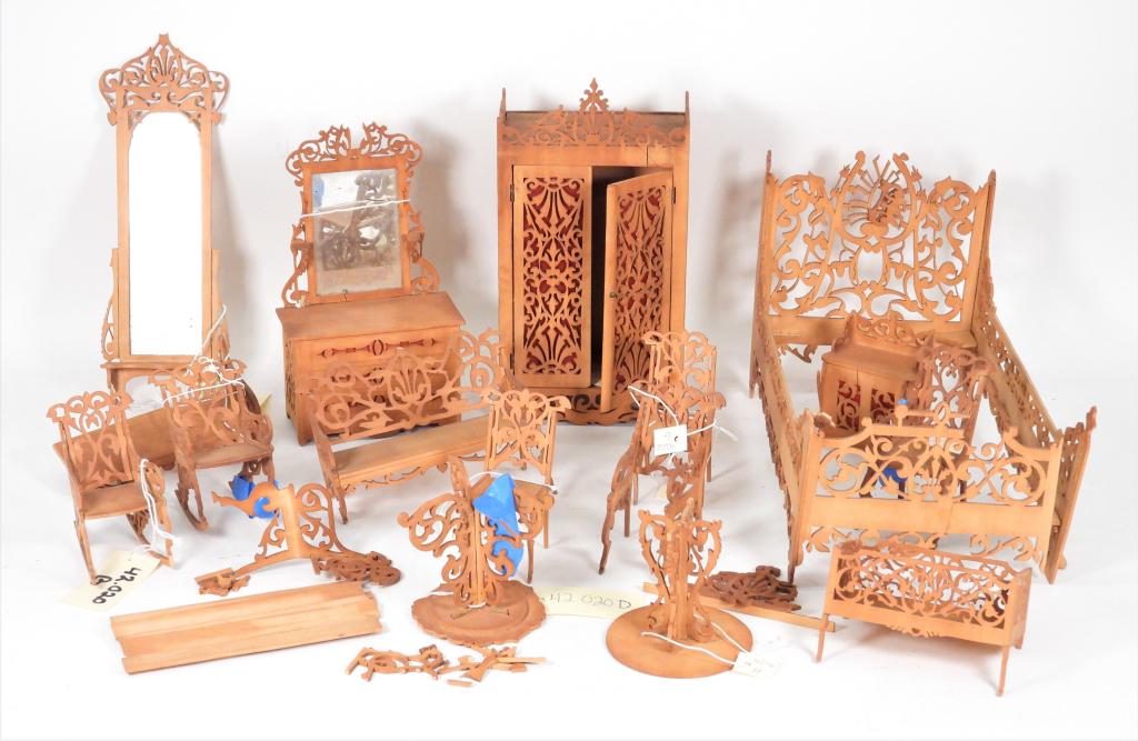 19C. James Hare RISD Museum Doll Furniture Group (1 of 8)