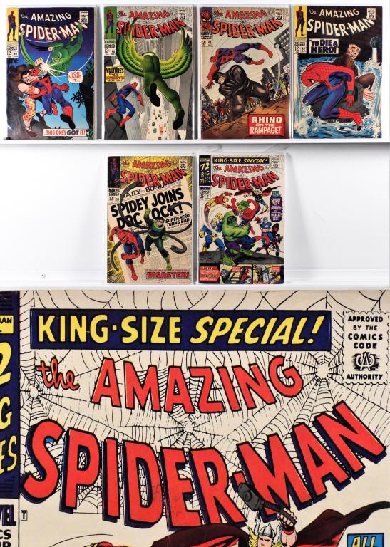 6PC Marvel Comics Amazing Spider-Man #43-#56 & A3 (1 of 2)