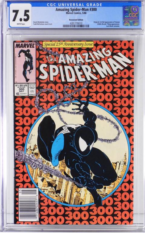 Marvel Comics Amazing Spider-Man #300 CGC 7.5 News (1 of 2)