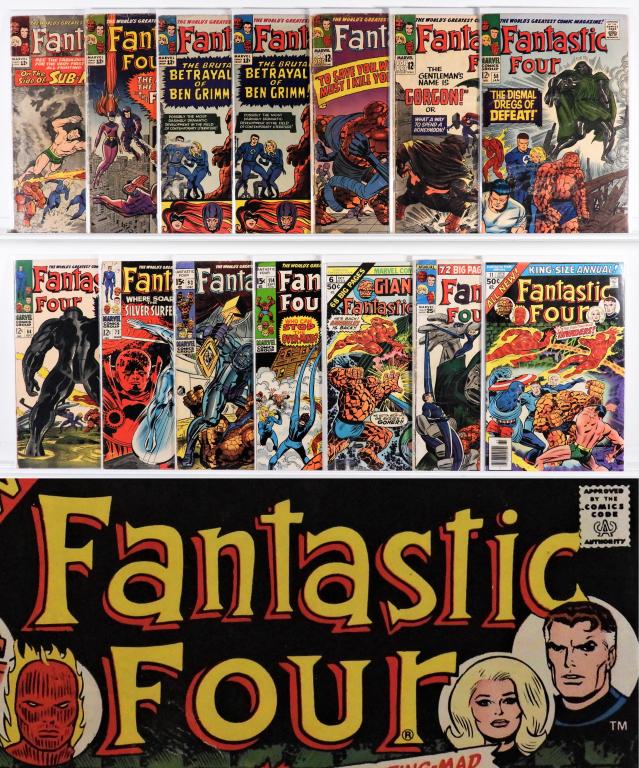 14 Marvel Comics Fantastic Four #33-#114 & Annuals (1 of 3)