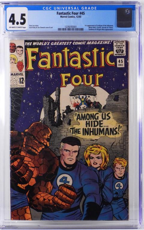 Marvel Comics Fantastic Four #45 CGC 4.5 (1 of 2)