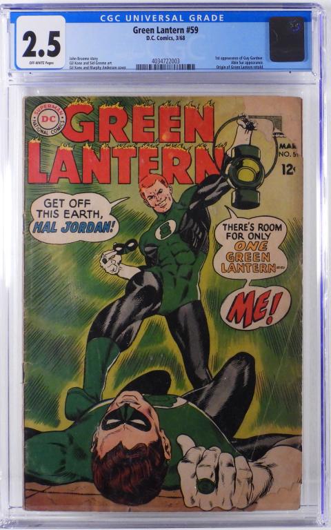 DC Comics Green Lantern #59 CGC 2.5 (1 of 2)