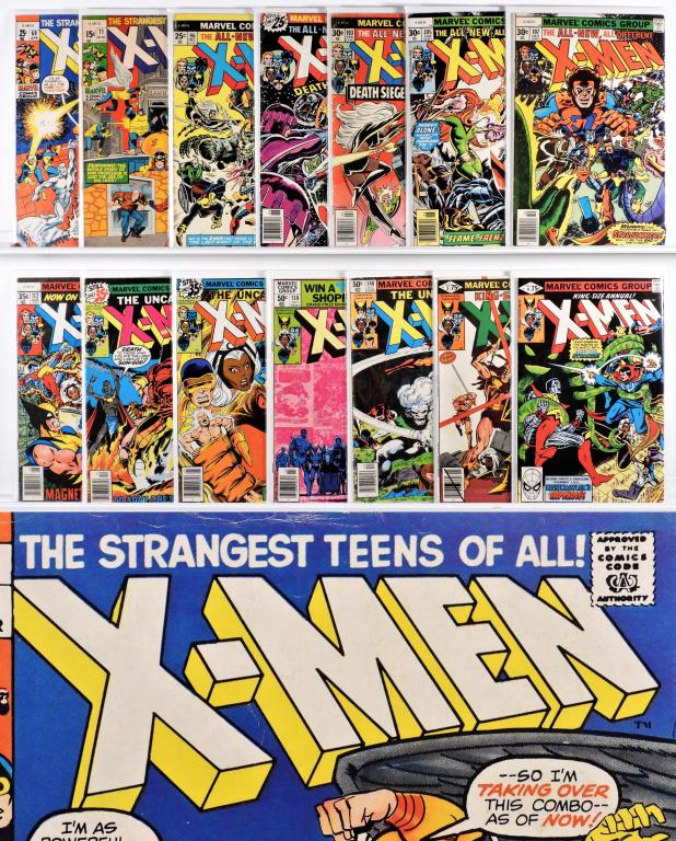 14PC Marvel Comics X-Men #69-#140 & Annual #3 #4 (1 of 3)