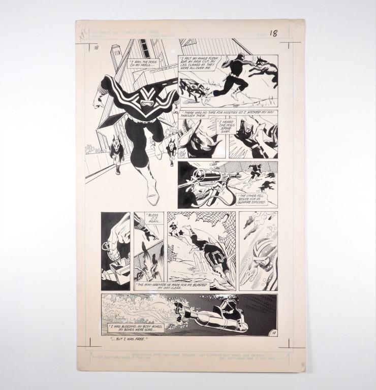 Ross Andru Rick Magyar Vigilante #10 Original Art (1 of 9)