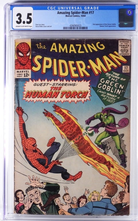Marvel Comics Amazing Spider-Man #17 CGC 3.5 (1 of 2)