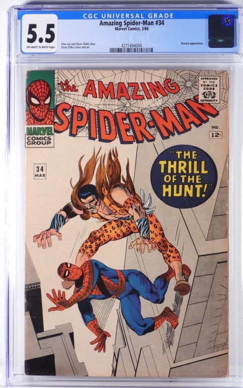 Marvel Comics Amazing Spider-Man #34 CGC 5.5 (1 of 2)