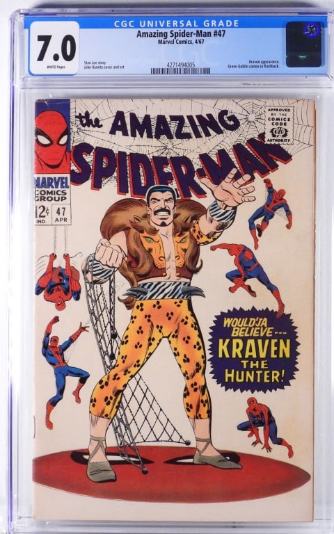 Marvel Comics Amazing Spider-Man #47 CGC 7.0 (1 of 2)
