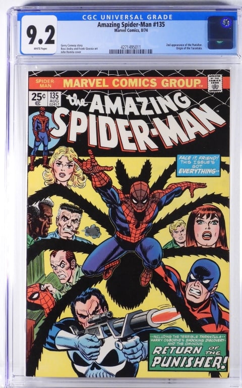 Marvel Comics Amazing Spider-Man #135 CGC 9.2 (1 of 2)