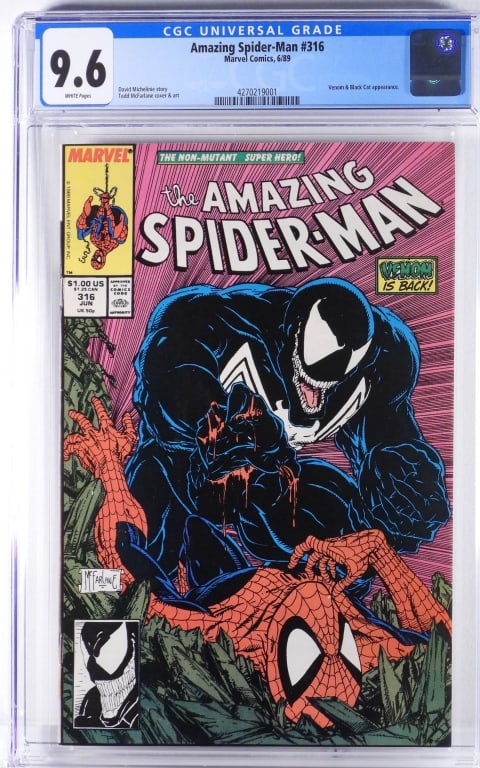 Marvel Comics Amazing Spider-Man #316 CGC 9.6 (1 of 2)