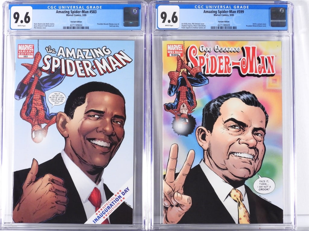 2PC Marvel Comics Amazing Spider-Man #583 #599 CGC (1 of 2)