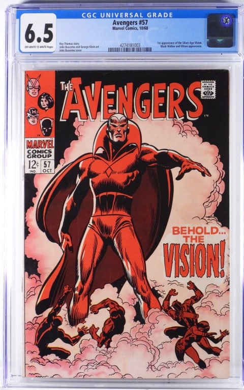 Marvel Comics Avengers #57 CGC 6.5 (1 of 2)