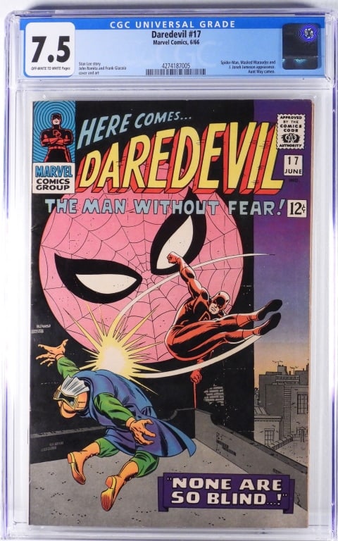 Marvel Comics Daredevil #17 CGC 7.5 (1 of 2)