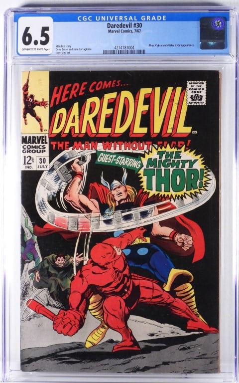 Marvel Comics Daredevil #30 CGC 6.5 (1 of 2)