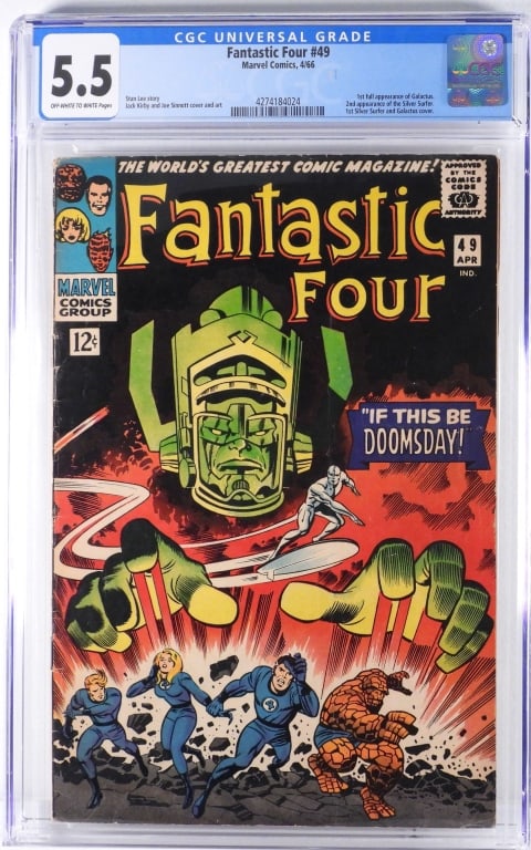 Marvel Comics Fantastic Four #49 CGC 5.5 (1 of 2)
