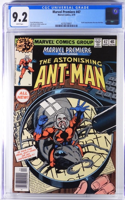 Marvel Comics Marvel Premiere #47 CGC 9.2 (1 of 2)