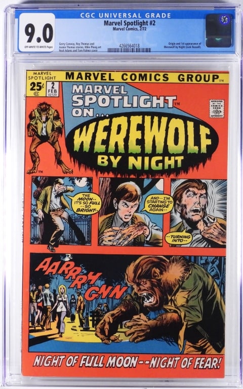 Marvel Comics Marvel Spotlight #2 CGC 9.0 (1 of 2)