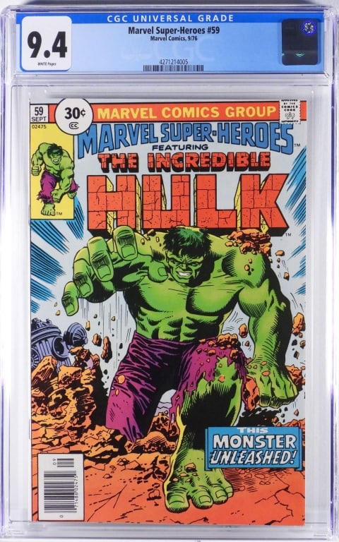 Marvel Comics Super-Heroes #59 CGC 9.4 30-Cent Var (1 of 2)