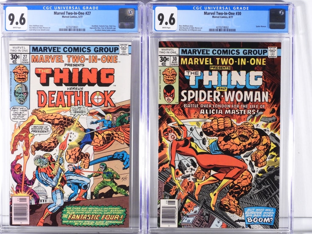 2PC Marvel Comics Marvel Two-In-One #27 #30 CGC (1 of 2)