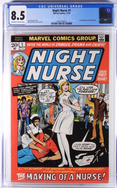 Marvel Comics Night Nurse #1 CGC 8.5 (1 of 2)