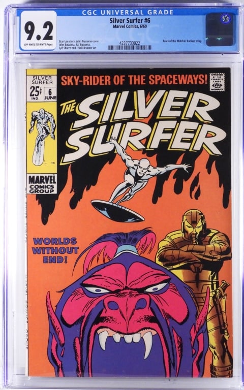 Marvel Comics Silver Surfer #6 CGC 9.2 (1 of 2)