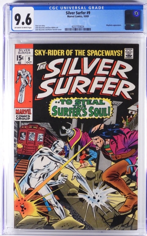 Marvel Comics Silver Surfer #9 CGC 9.6 (1 of 2)