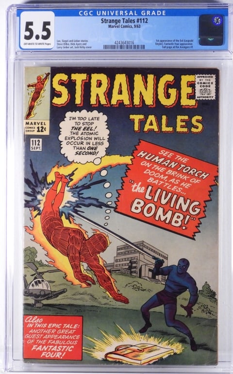 Marvel Comics Strange Tales #112 CGC 5.5 (1 of 2)