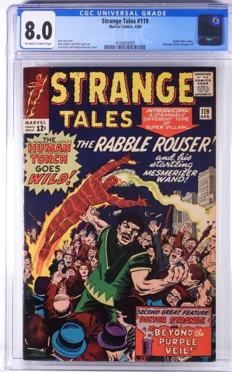 Marvel Comics Strange Tales #119 CGC 8.0 (1 of 2)
