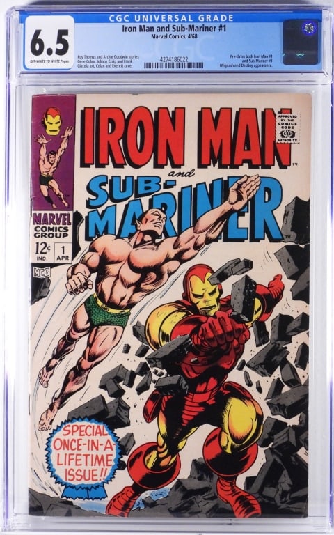 Marvel Comics Sub-Mariner #1 CGC 6.5 (1 of 2)