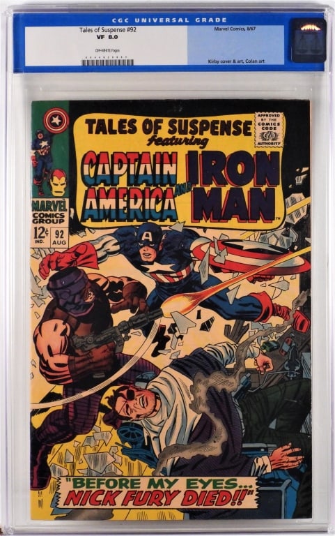 Marvel Comics Tales of Suspense #92 CGC 8.0 (1 of 2)