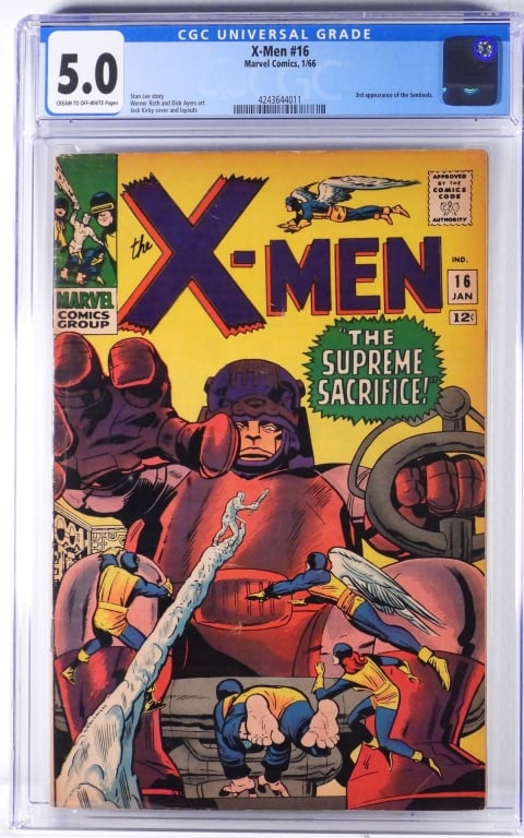 Marvel Comics X-Men #16 CGC 5.0 (1 of 2)