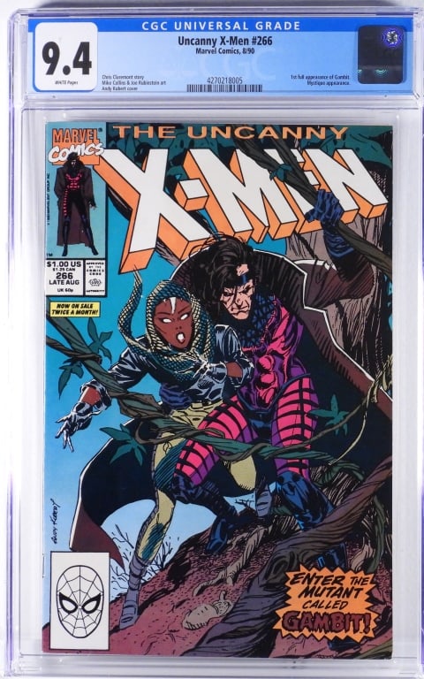 Marvel Comics Uncanny X-Men #266 CGC 9.4 (1 of 2)