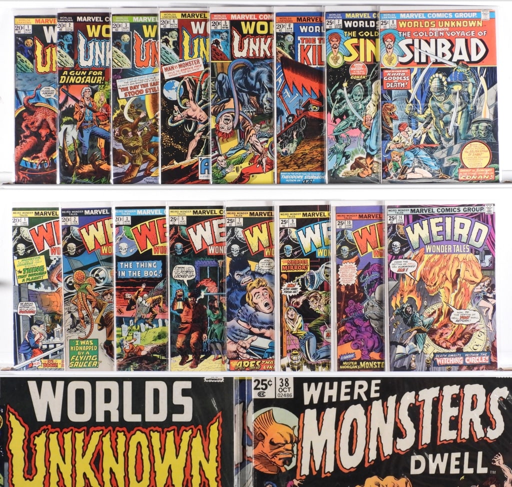 47PC Marvel Comics Bronze Age Horror Monster Group (1 of 7)