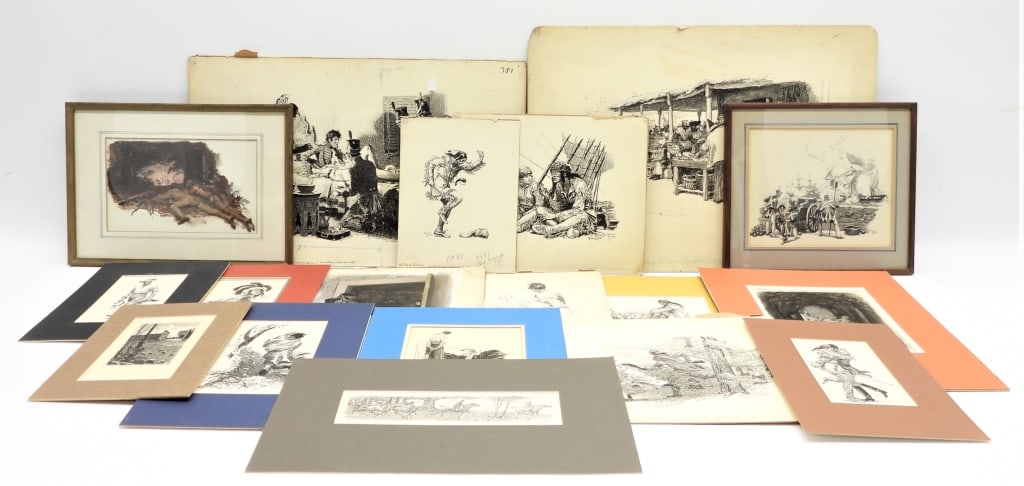 Norman Price "Rake and the Hussy" Illustrations (1 of 8)