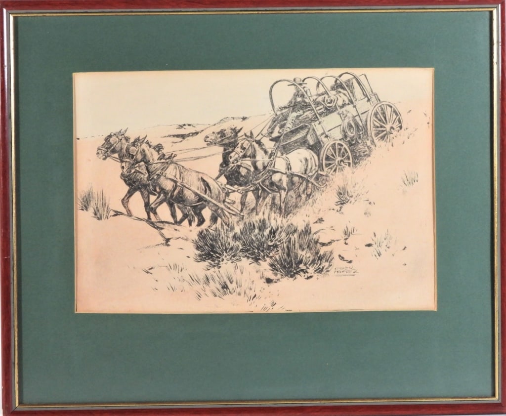 Framed Nick Eggenhofer Illustration (1 of 5)