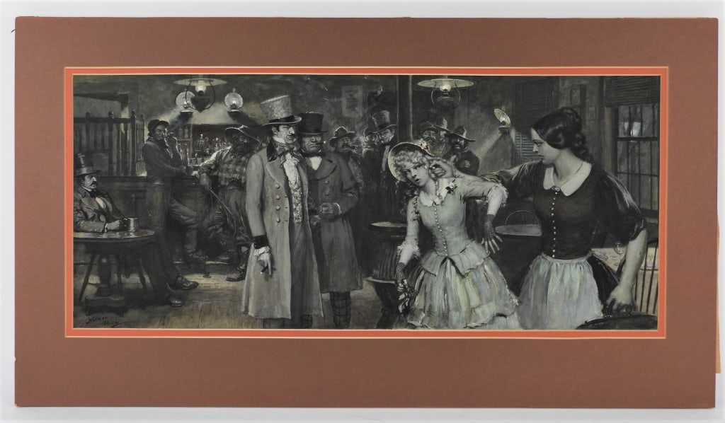 Norman Price "The Cute Little Trick" Illustration (1 of 6)