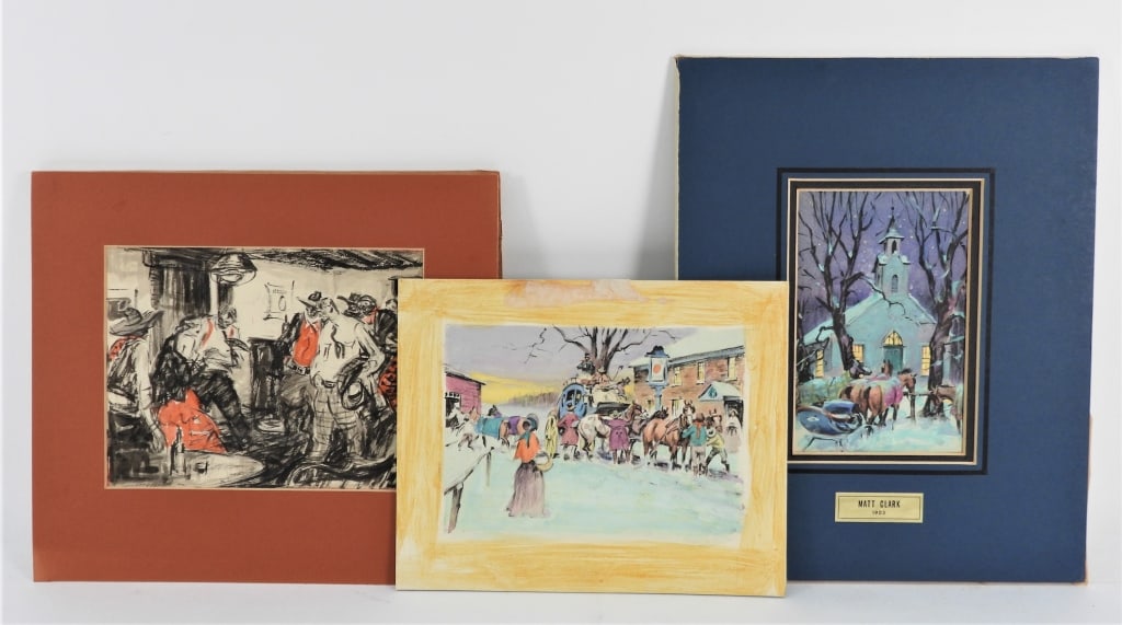 Three Matt Clark Illustrations (1 of 8)