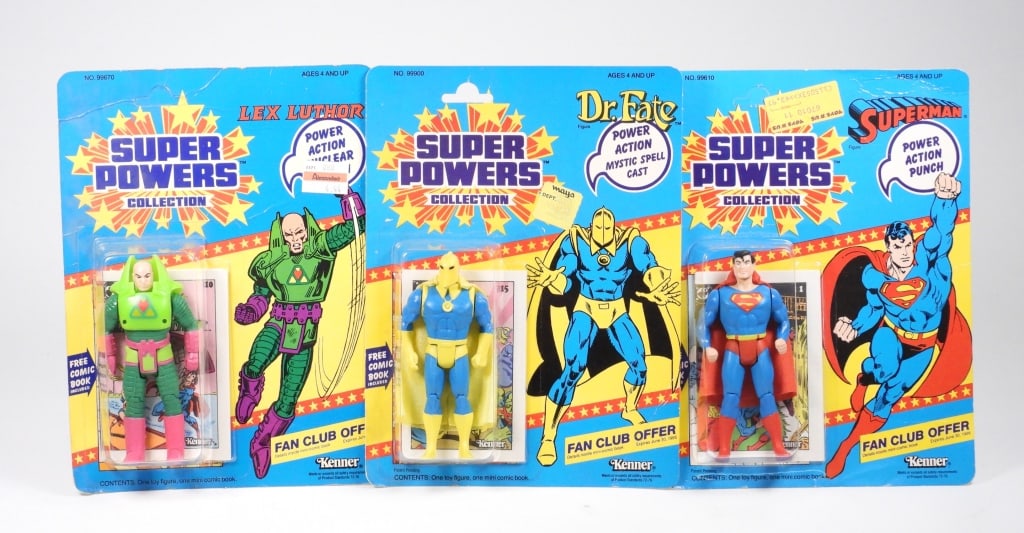 3PC Kenner Super Powers MOSC Action Figure Group (1 of 11)