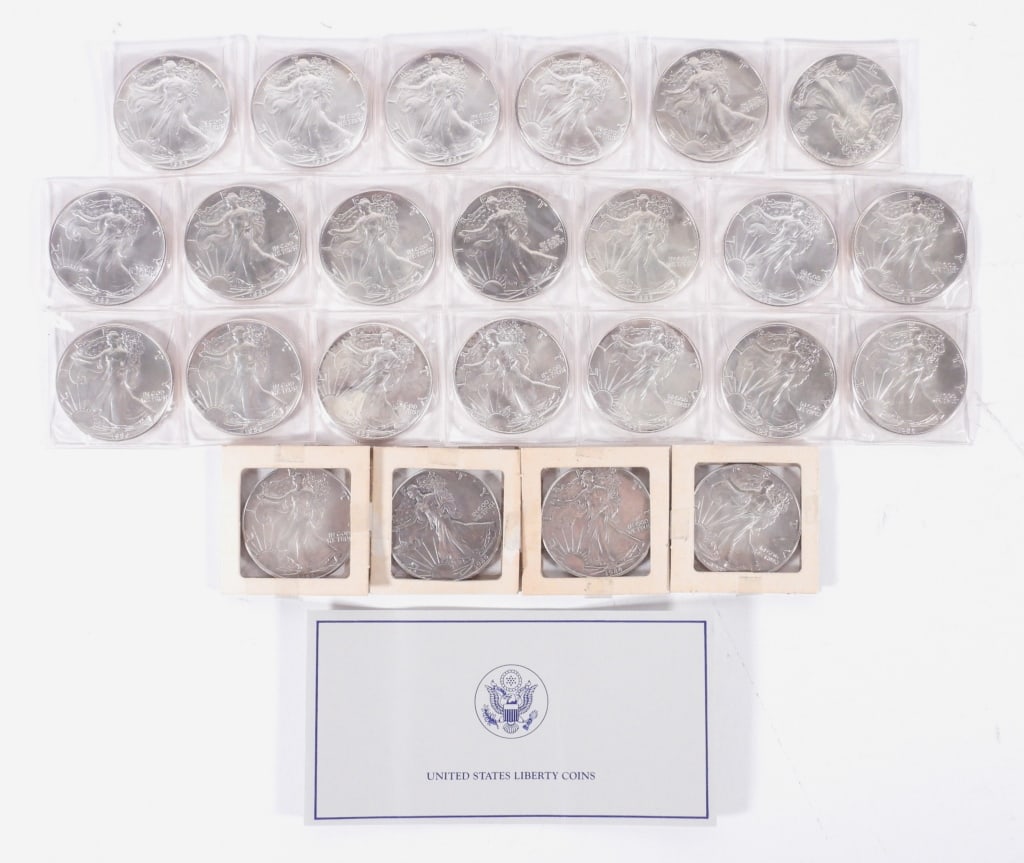 24PC 1986 Silver Eagle Dollar Proof Collection (1 of 8)