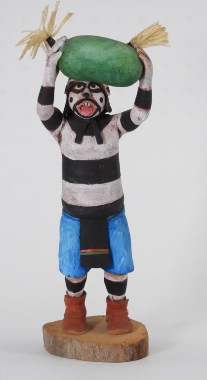 Neil David Sr. Hano Clown Kachina Doll (1 of 6)
