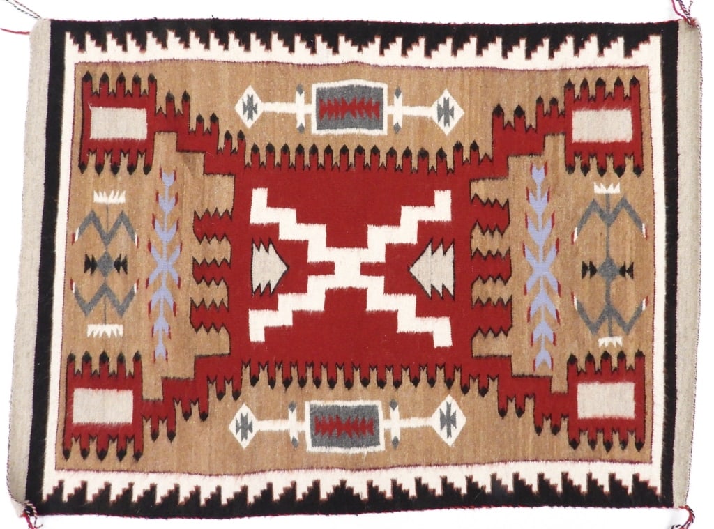 Mary Jim Storm Pattern Navajo Native American Rug (1 of 7)